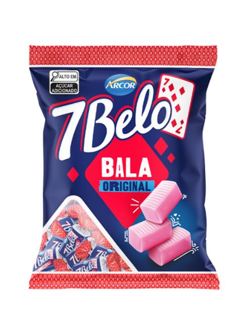 Bala 7 Belo Framboesa 500g - Arcor