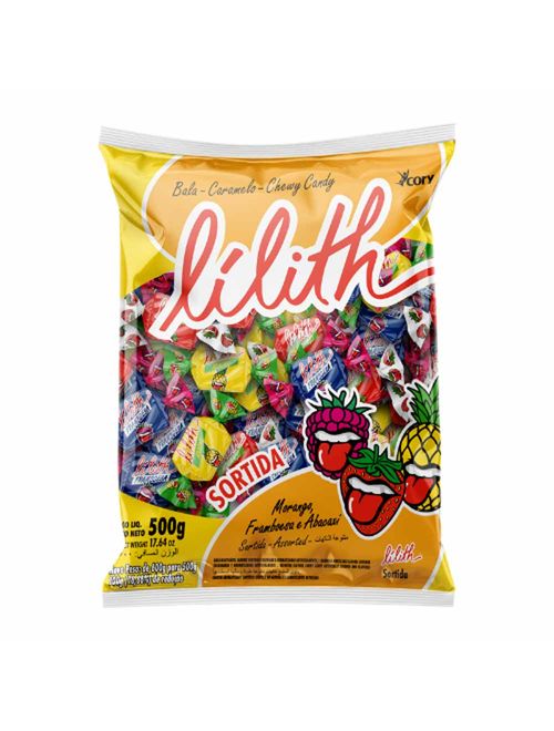 Bala Mastigável Lilith Sortida 500g - Cory