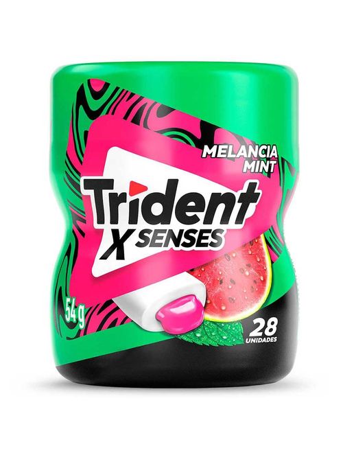 Goma de Mascar Trident X-Senses Melancia Mint - Adams