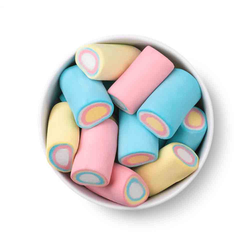 Marshmallow Tubo Color 220g - Docile - Doce Malu