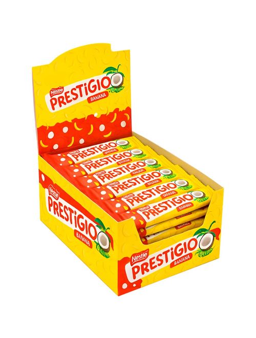 Chocolate Prestígio Banana Caribe 33g c/30 - Nestlé