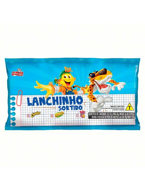 Salgadinhos Sortidos Lanchinho 98g - Elma Chips