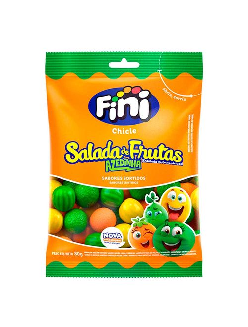 Chiclete Salada de Frutas Azedinho 80g - Fini