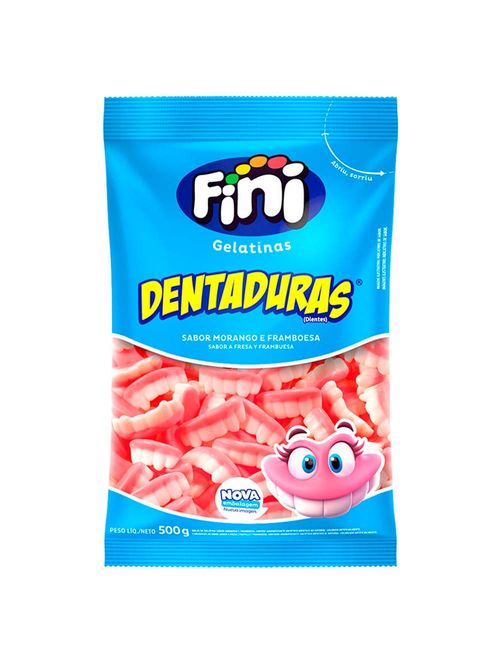 Bala de Gelatina Dentaduras 500g - Fini