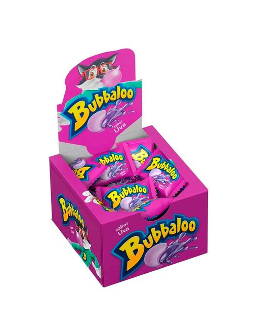 Chiclete Bubbaloo Uva c/60 - Adams