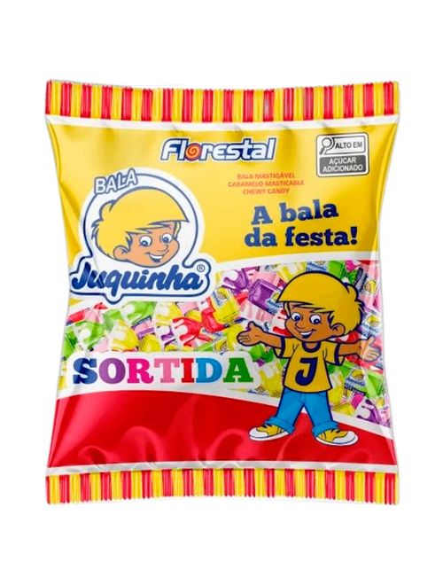 Bala Mastigável Juquinha Sortida 500g - Florestal