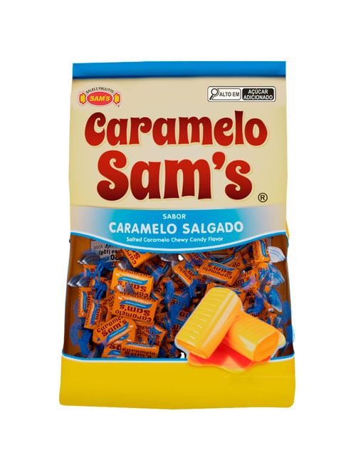 Bala Mastigável Caramelo Salgado 400g - Sams