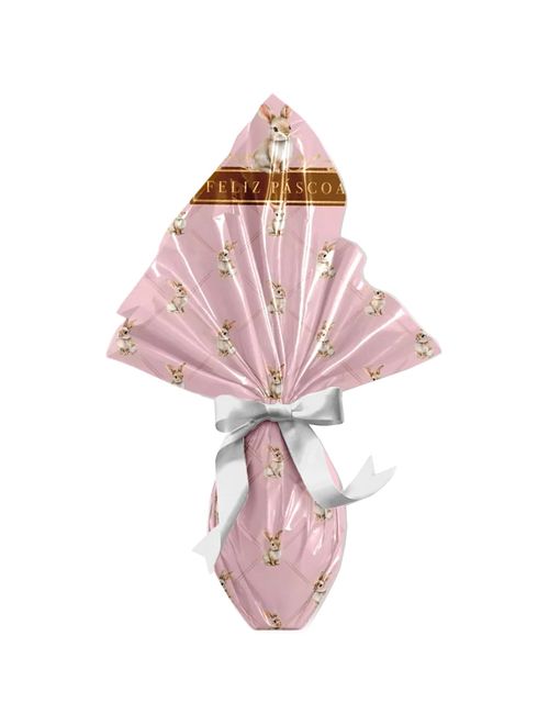 Saco Express Páscoa Classique Bunny Rosa 350g a 500g 39x39cm c/25 - Cromus