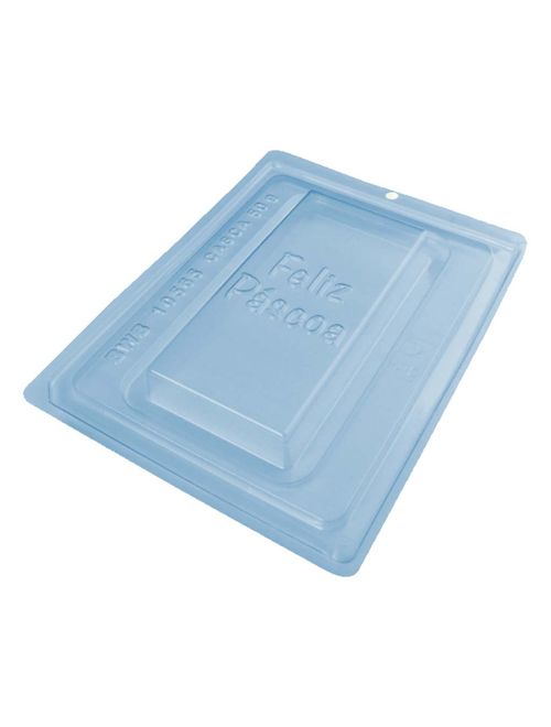 Forma PVC Silicone Barra Feliz Páscoa Ref.10565 - BWB