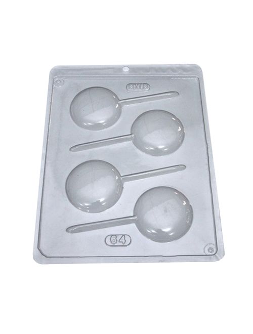 Forma PVC Pirulitão 4 Cavidades Ref.64 - BWB