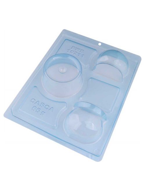 Forma PVC Silicone Caldeirão com Tampa Ref.10211 - BWB