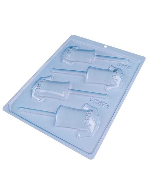 Forma PVC Pirulito Camisa Brasil Ref.10371 - BWB