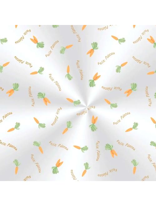 Saco Incolor Decorado Cenourinha 15x22cm c/50 - Cromus