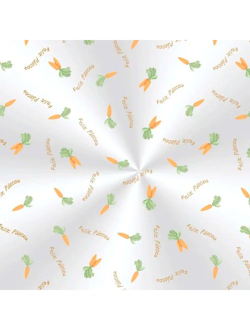 Saco Incolor Decorado Cenourinha 15x29cm c/50 - Cromus