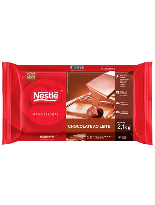 Barra de Chocolate Ao Leite 2,1kg - Garoto