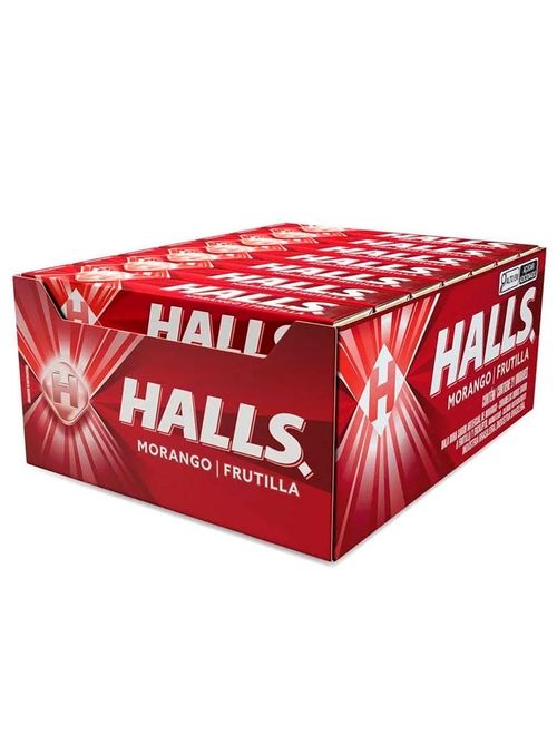 Drops Halls Morango c/21 - Adams