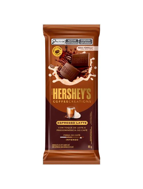 Tablete Chocolate Coffee Creations Espresso Latte 85g - Hersheys