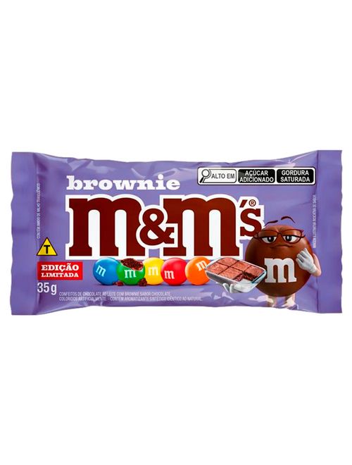 Confeito Chocolate M&Ms Brownie 35g - Mars