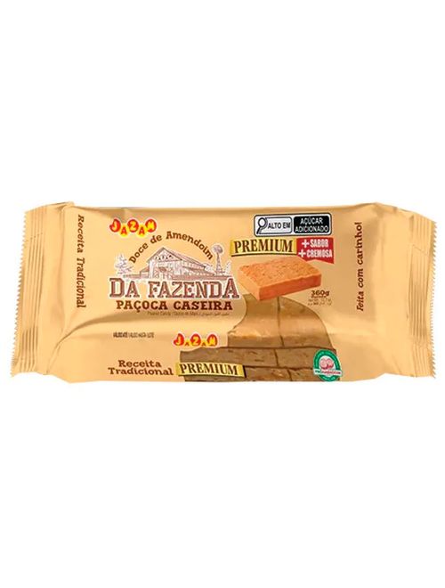 Paçoca Caseira Da Fazenda 360g - Jazam