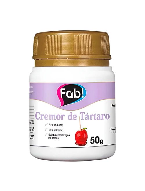 Cremor de Tártaro 50g - Fab