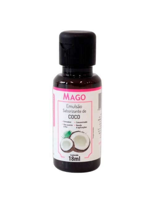 Emulsão Saborizante de Coco 18ml - Mago