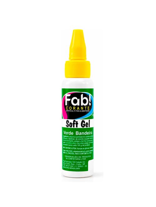Corante Soft Gel Verde Bandeira 25g - Fab