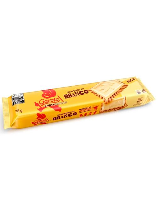 Biscoito Choco Biscuit Branco 78g - Garoto