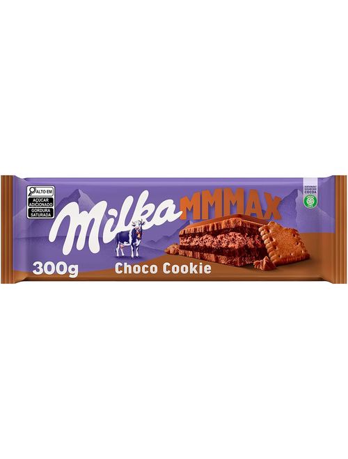 Tablete de Chocolate Mmmax Choco Cookies 300g - Milka