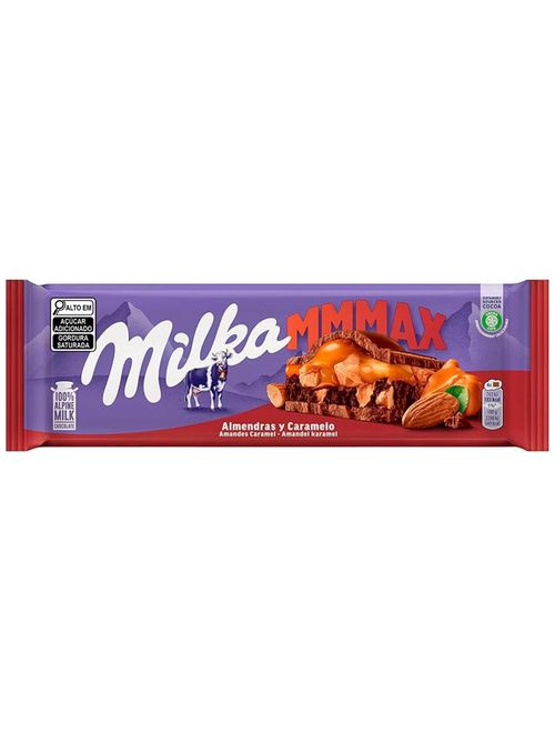 Tablete de Chocolate Mmmax Almond Caramel 300g - Milka